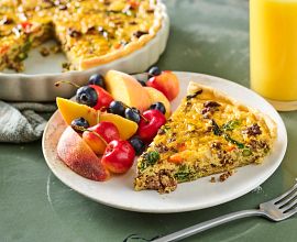 Beef & Veggie Quiche
